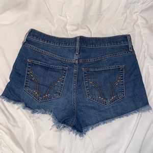 Hollister high rise short-short jean - EUC